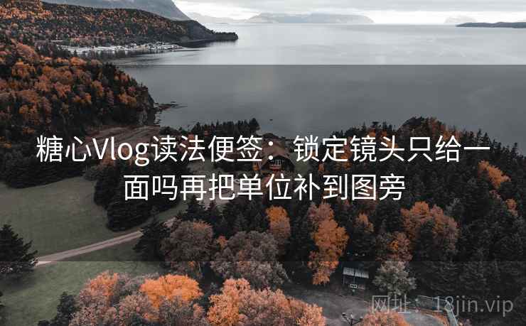 糖心Vlog读法便签:锁定镜头只给一面吗再把单位补到图旁 糖心Vlog读法便签:锁定镜头只给一面吗再把单位补到图旁